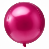 16" Bright Pink Orbz Mylar Balloon